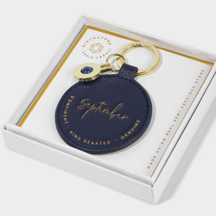 Katie Loxton Birthstone Keyring - September